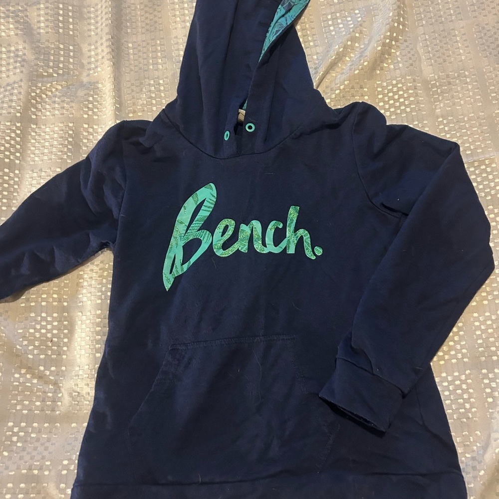 Bench Kids Navy and Teal Hoodie